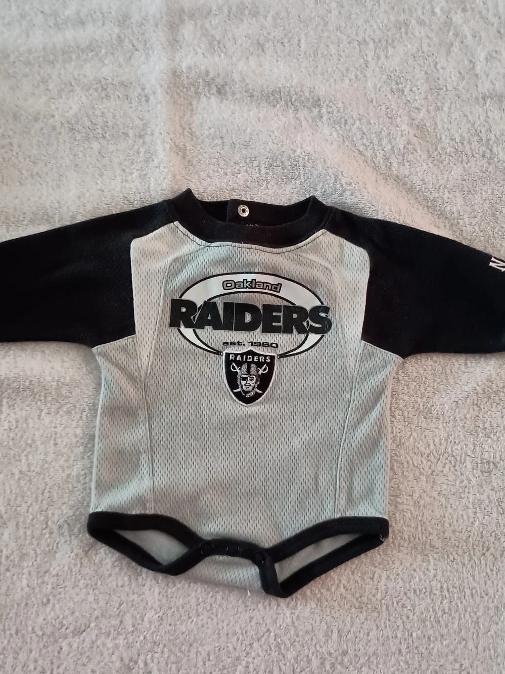 Vintage Infant Oakland Raiders Onsie